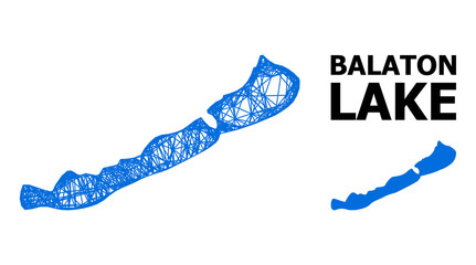 Web Map of Balaton Lake