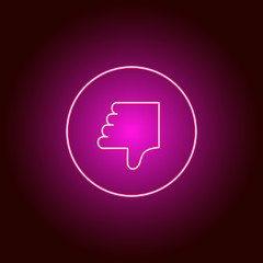 Media, mood, moody vector icon. Element of simple icon for websites, web design, mobile app, info graphics. Pink color. Neon vector