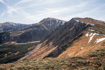 landscape of autumn mountains, Ukrainian Carpathians, Spitz Mountain 