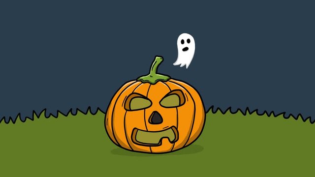 Halloween Cartoon Comic Animation