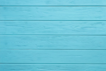Wooden board painted blue