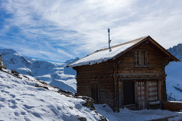 house in the mountains