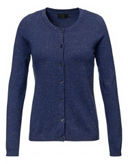 knitted cardigan for women. Warm pullover on female mannequin, white background. Ladies autumn...