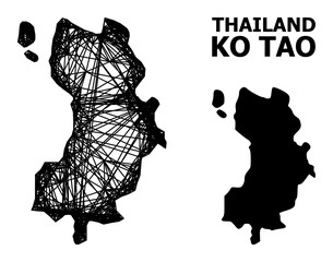 Net Map of Ko Tao