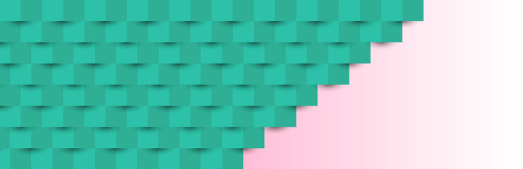 Aqua green geometric texture illustration can be used as abstract cover design, book design, website background, CD cover, advertising, flyer