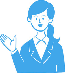 スーツ女性　イラスト　おすすめ