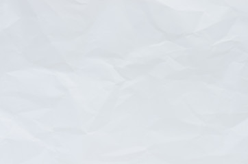 Obraz premium white crumpled paper texture background.