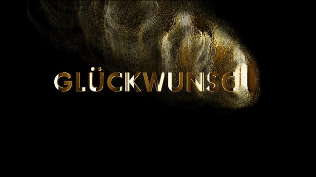4k video Gl&uuml;ckwunsch