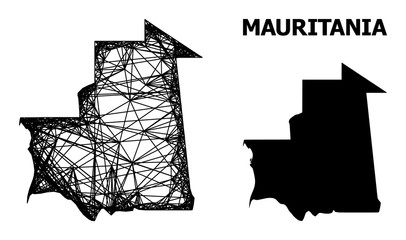 Net Map of Mauritania