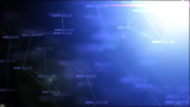 4k video animation Data Network