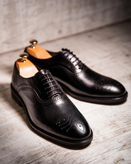 Office leather shoes