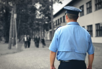 Policeman in uniform