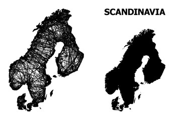 Net Map of Scandinavia
