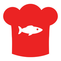 Fisch und Kochhaube