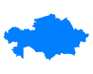 Karte von Kasachstan