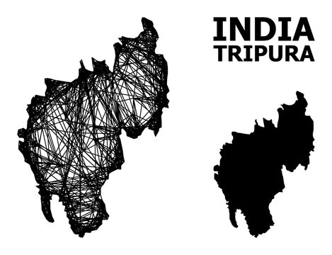 Network Map Of Tripura State