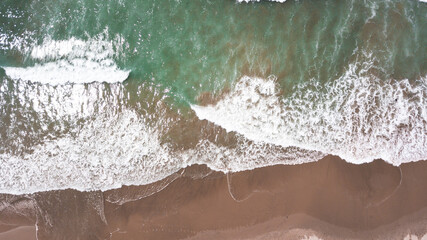 waves aerial view