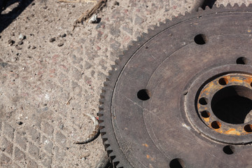 part of the big gear