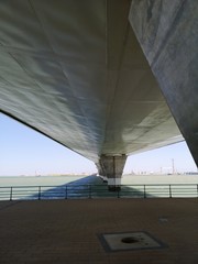 bridge over the strait