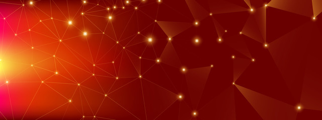 Data Tech Concept. Science Tech Network. Pink 3d 