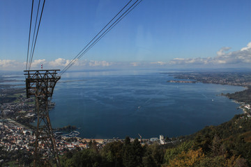 Bodensee und Bregenz vom Pfänder