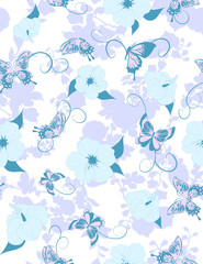 Cute pattern of small flowers. Cafe floral background Stylish template for fashion prints. decor and wallpaper.