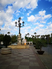 Fototapeta premium square in the park