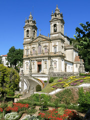 Fototapeta na wymiar Bom Jesus do Monte in Braga, Portugal