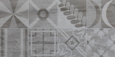 abstract ceramic mosaic tile pattern for the kitchen