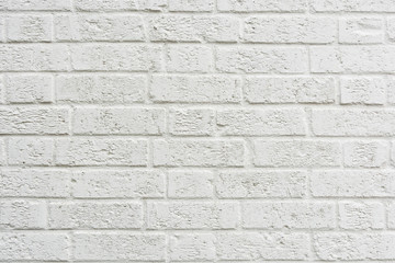 White brick wall texture, perfect as a background