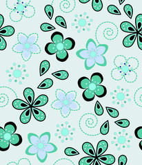 Cute pattern of small flowers. Cafe floral background Stylish template for fashion prints. decor and wallpaper.