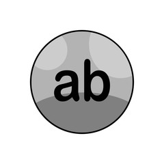 Initial Letter Logo AB Template Vector Design