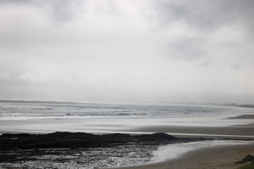at the beach