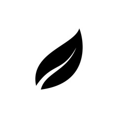 Leaf icon trendy