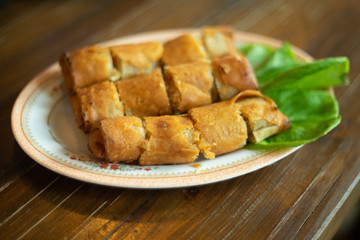 Deep fried spring roll