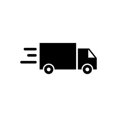 Truck icon trendy