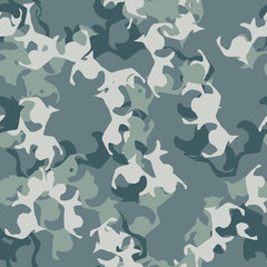 Fototapeta premium Sea camouflage of various shades of blue, green and grey colors