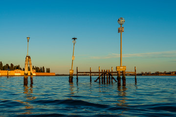 The island of the dead, historical cemetery of Venice San Michele Island
