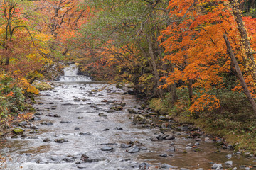 Towada Hachimantai National Park in autumn