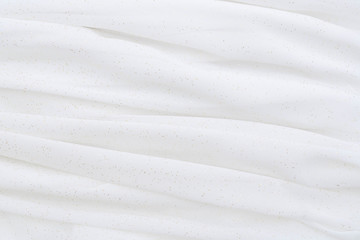 Luxury cloth texture with white fabric of silk for backdrop, wedding background. Seamless pattern of satin cotton.
