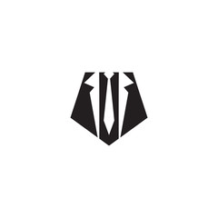 Tie logo icon design vector template