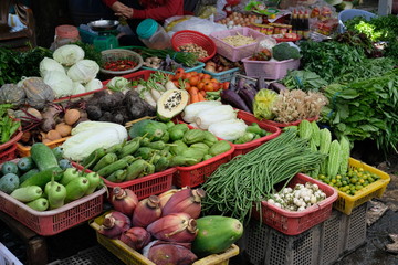 Vietnam Phu Quoc Duong Dong Market - vegetables
