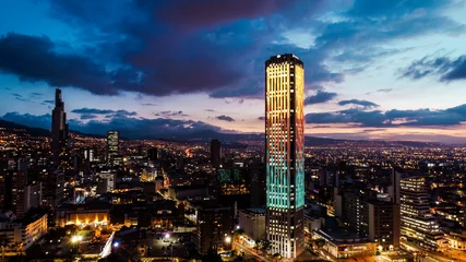 Fototapeten Colpatria Tower, Bogotá, Colombia © Nicolas
