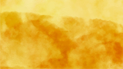 Orange watercolor background for your design, watercolor background concept, vector.