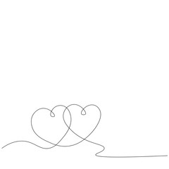 Heart background, love design vector illustration