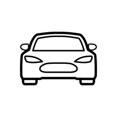 Car icon trendy