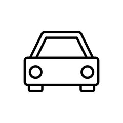 Car icon trendy