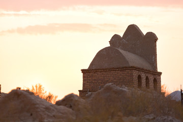 Necropolis Mizdakhan, Xojayli, near Nukus, Uzbekistan