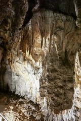 Interior of Barac caves in the municipality of Rakovitsa, Croatia