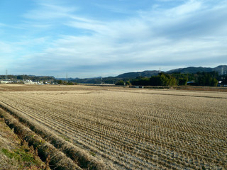 Fototapeta na wymiar 茨城県大子町の田舎風景